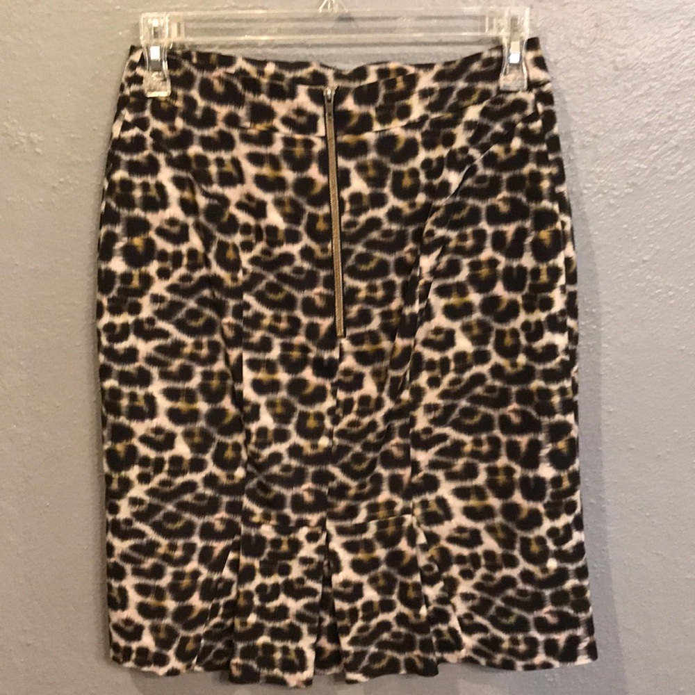 Ann Taylor animal print skirt